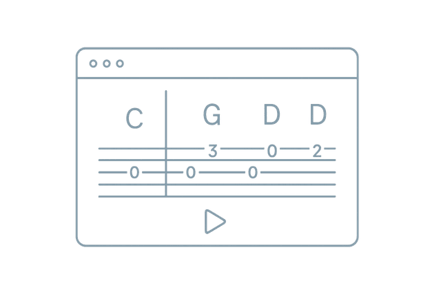 Editor and player with tabs